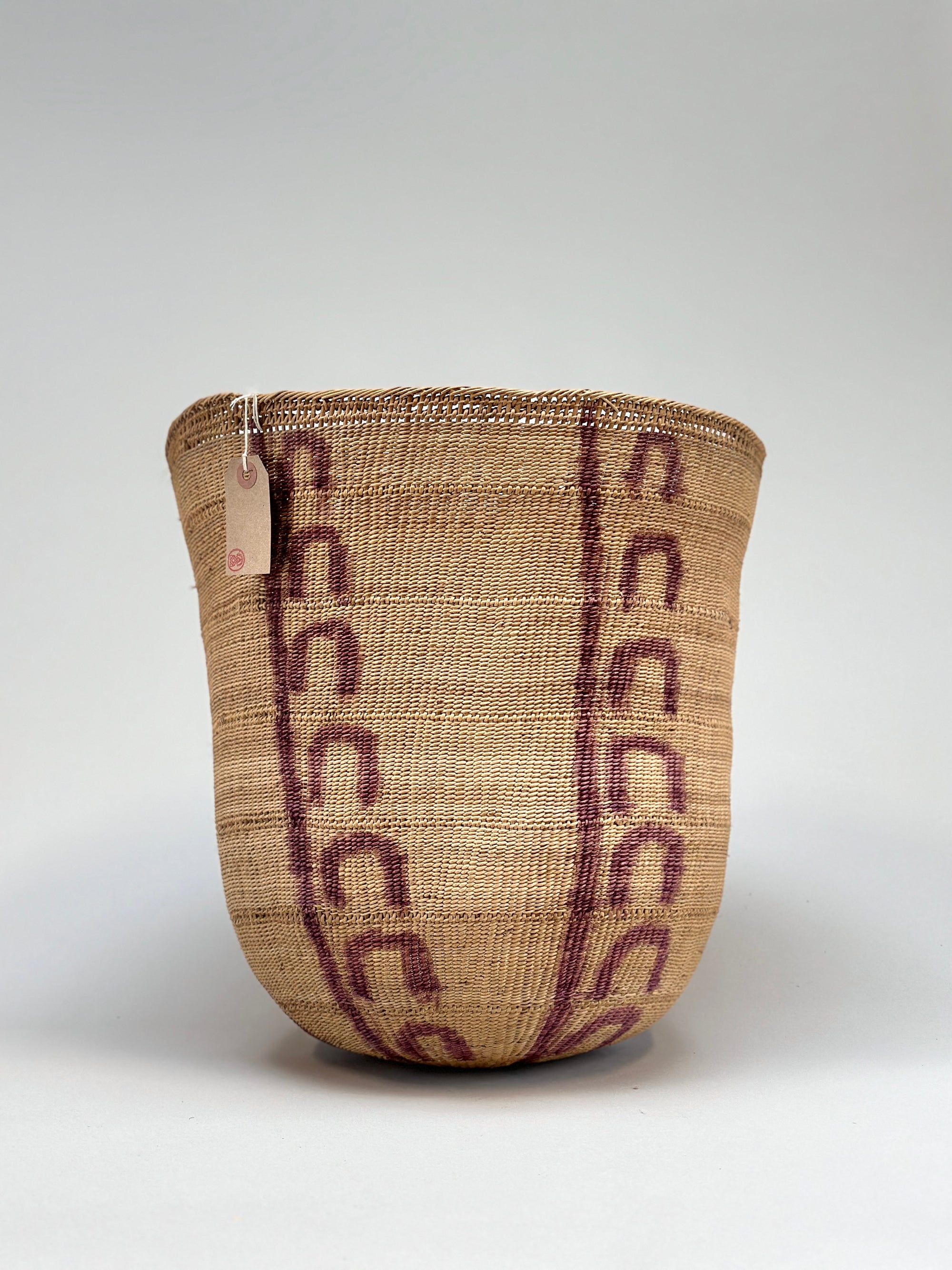 Wii Basket With Purple Graphism by Yanomami