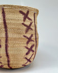 Wii Basket With Purple Graphism by Yanomami