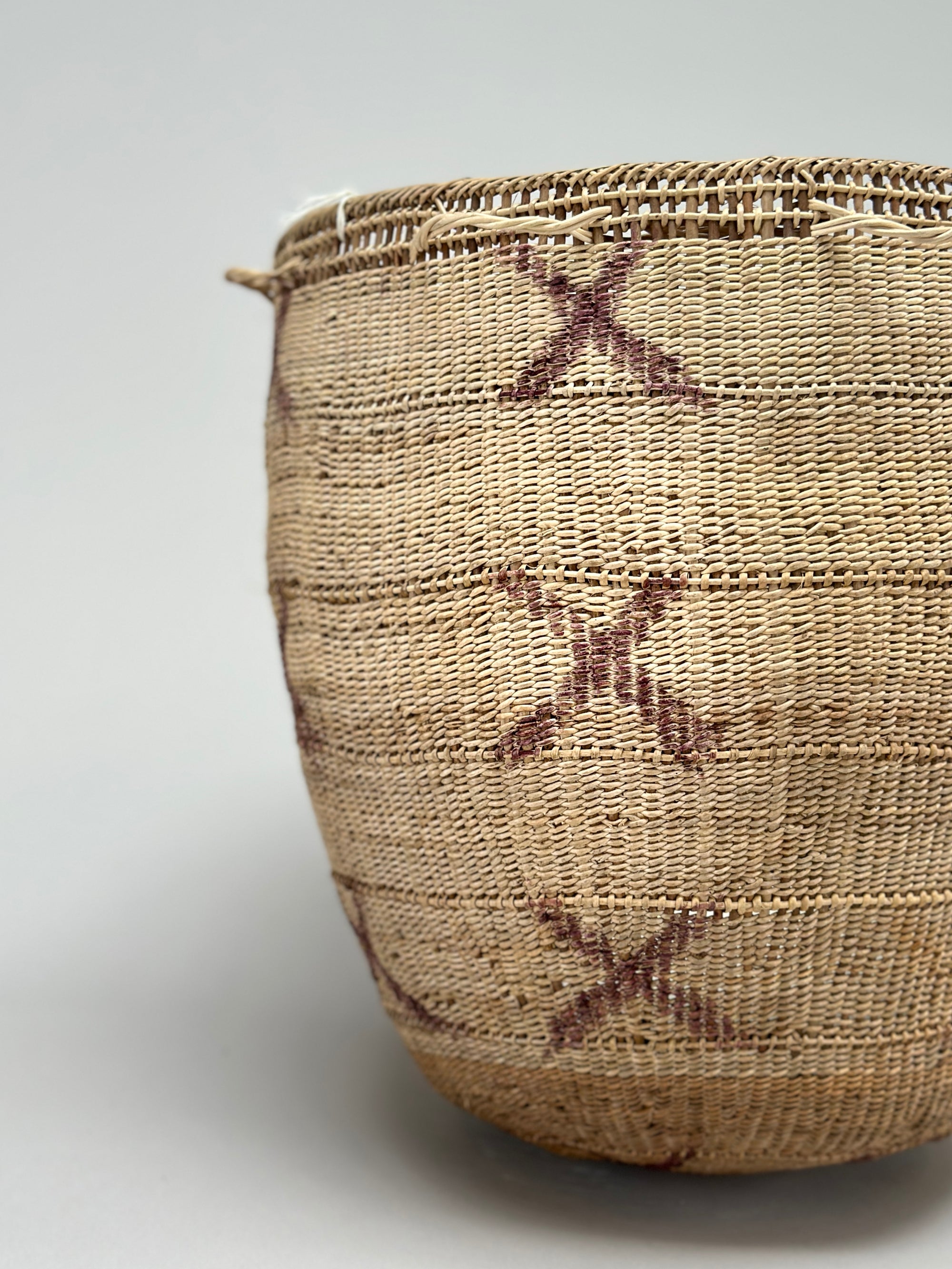 Wii Basket With Purple Graphism by Yanomami