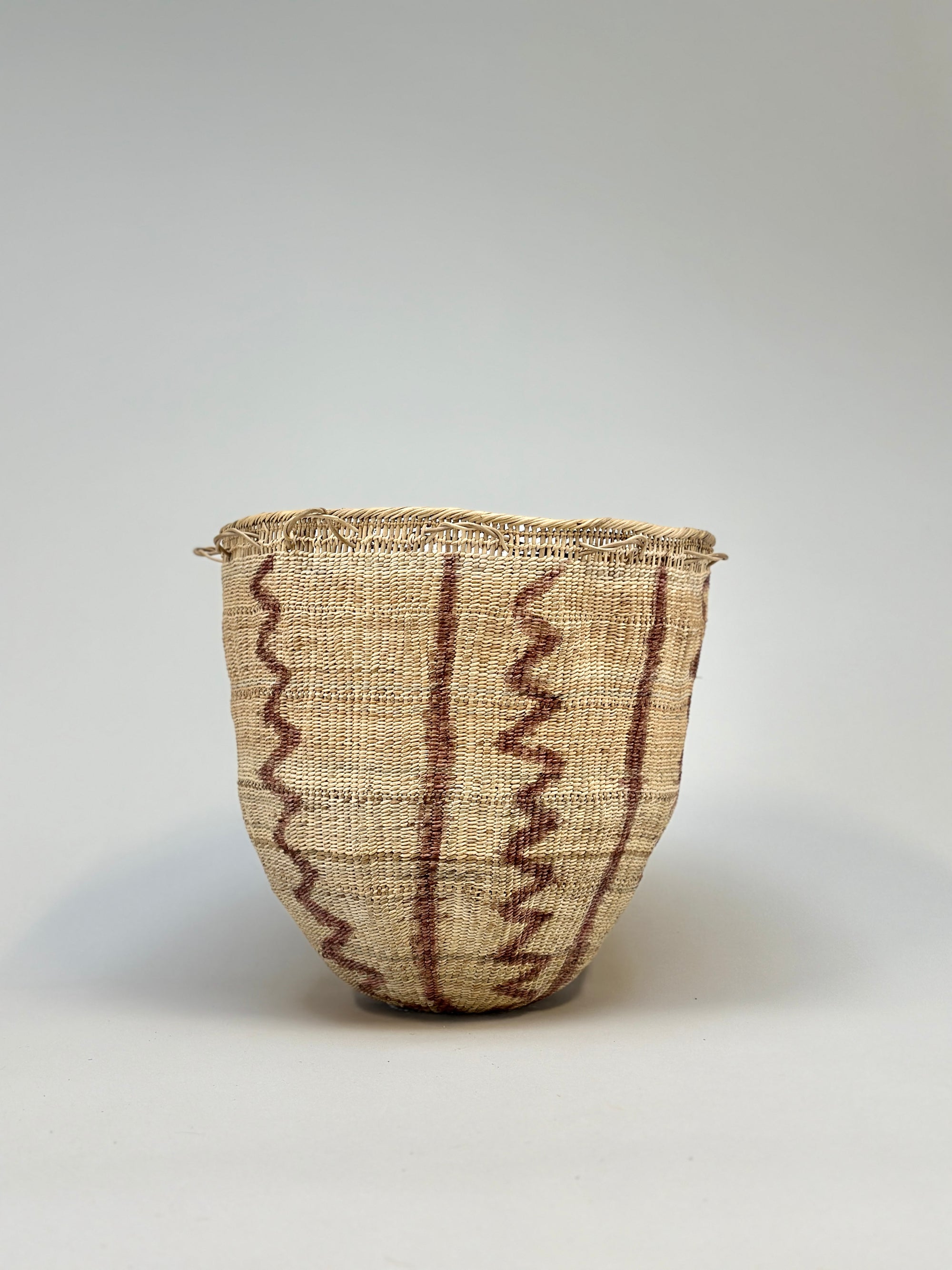 Wii Basket With Purple Graphism by Yanomami