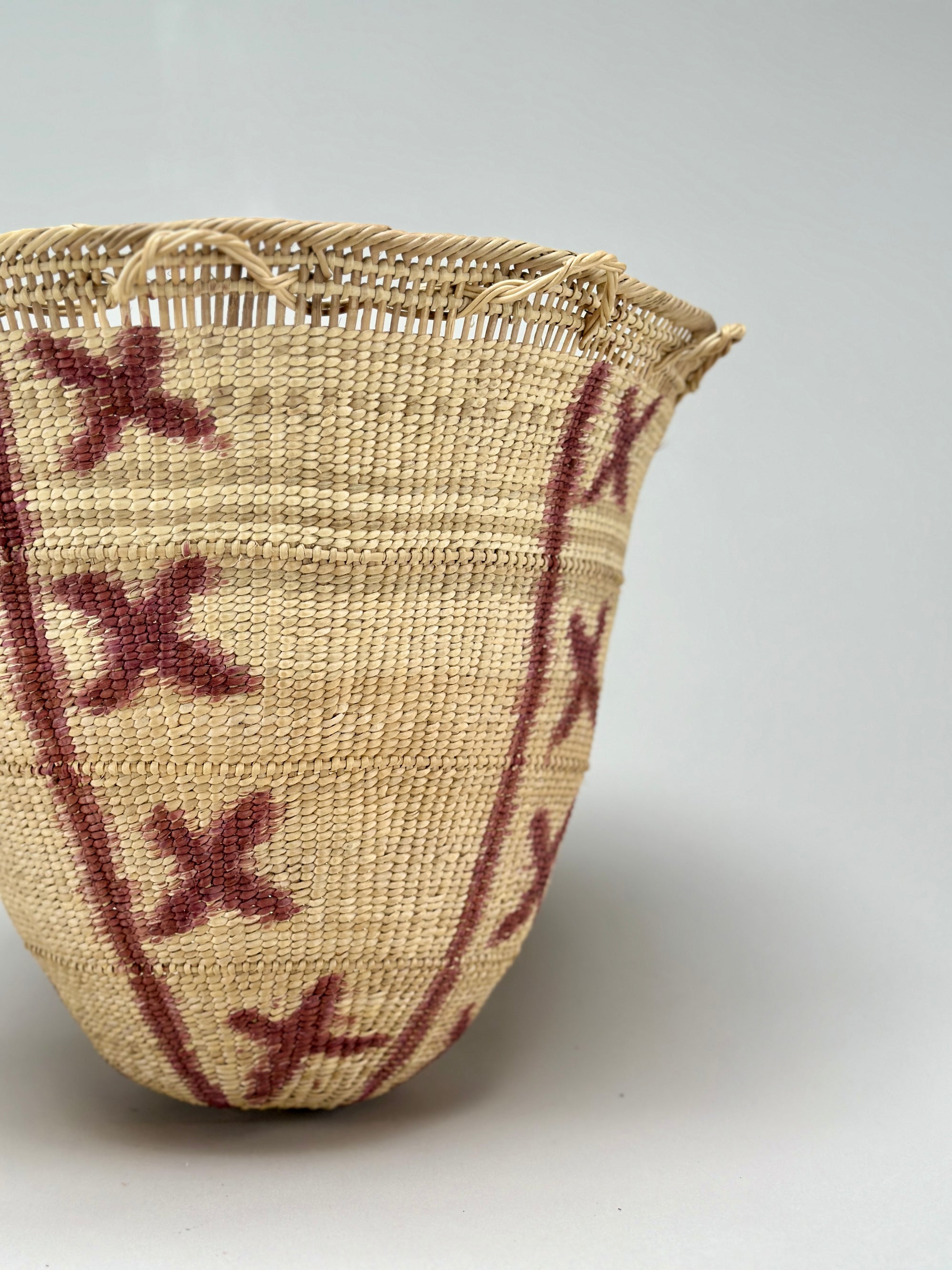 Wii Basket With Purple Graphism by Yanomami