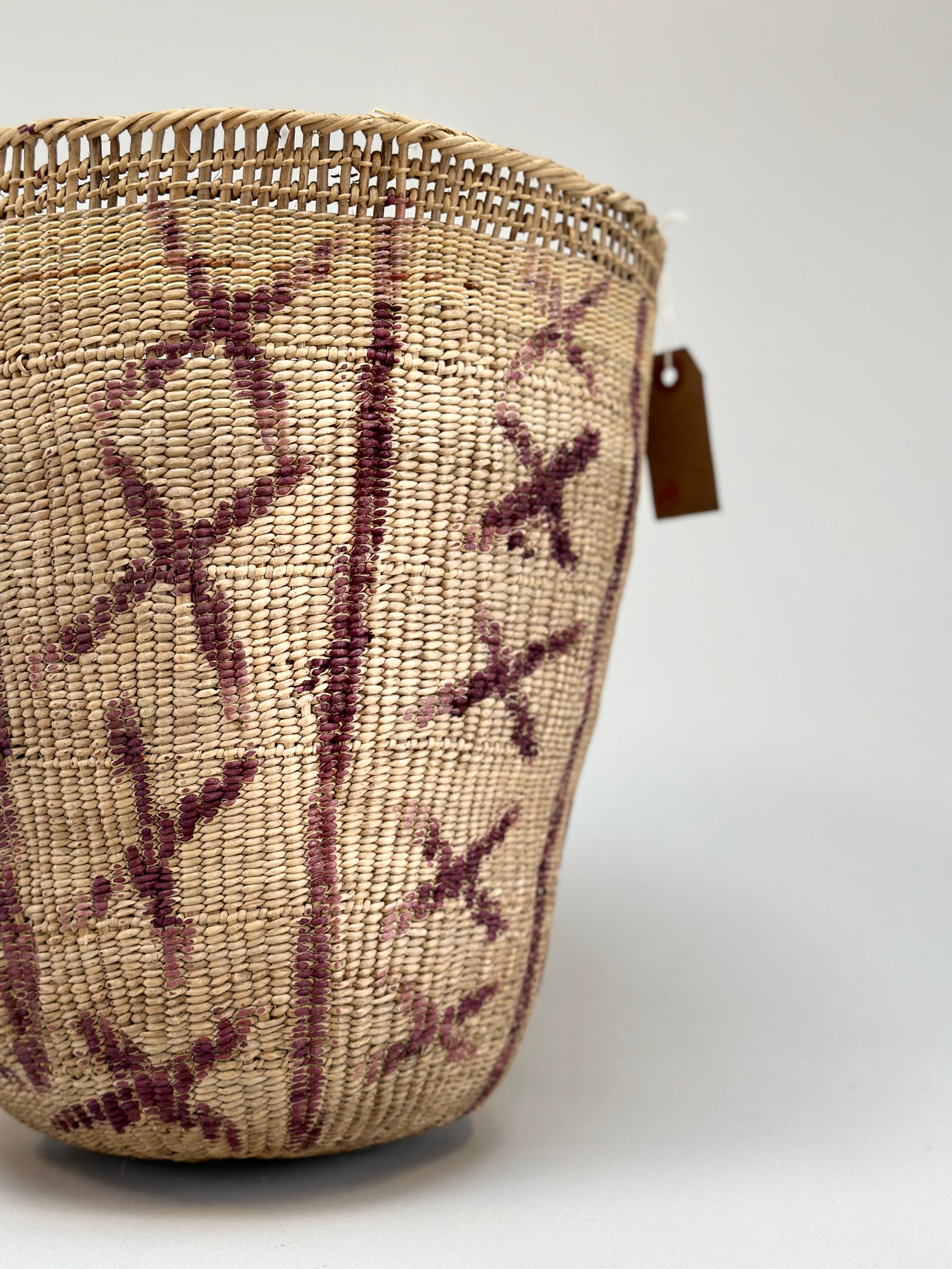 Wii Basket With Purple Graphism by Yanomami