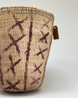 Wii Basket With Purple Graphism by Yanomami