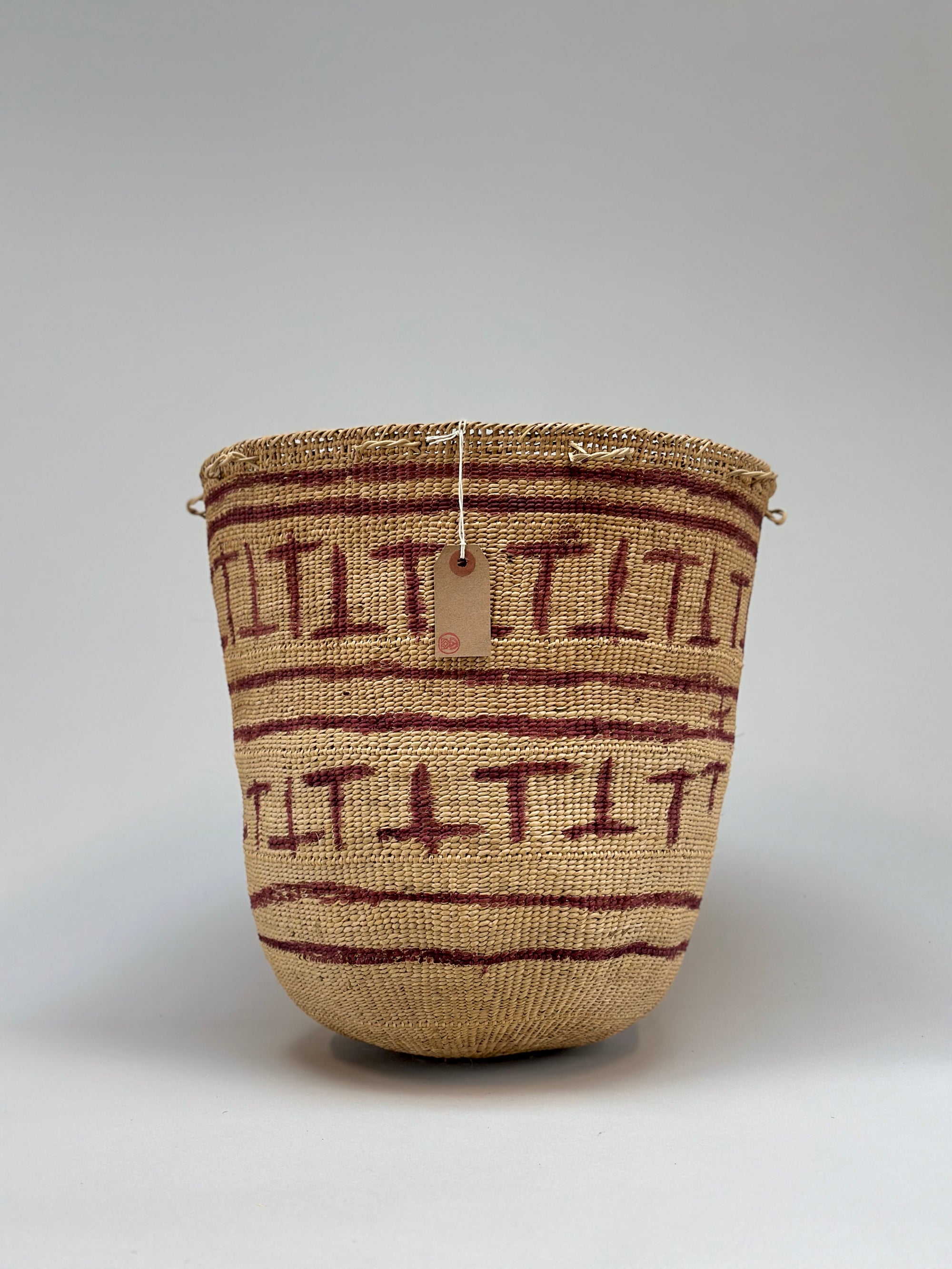 Wii Basket With Purple Graphism by Yanomami