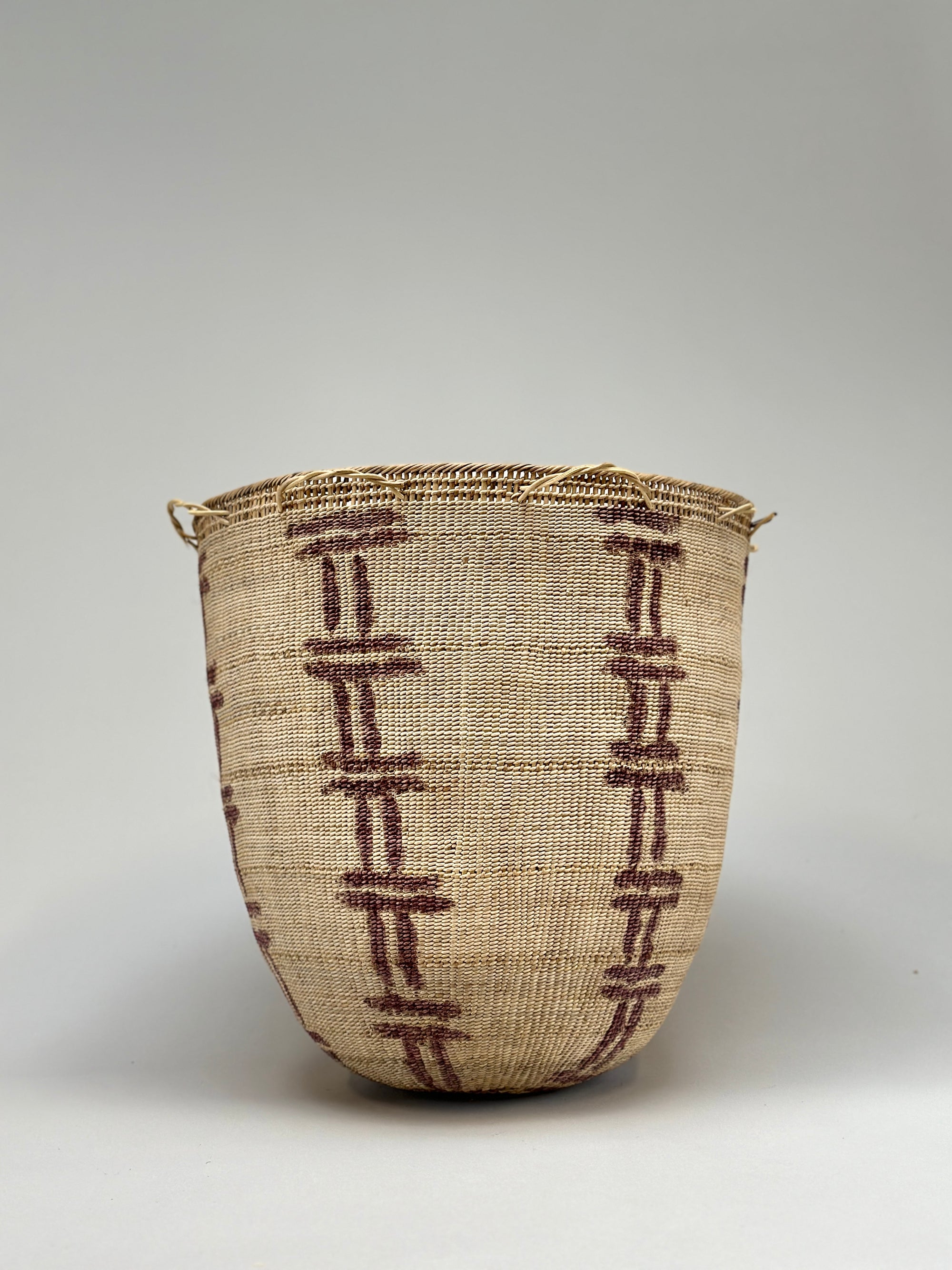 Wii Basket With Purple Graphism by Yanomami