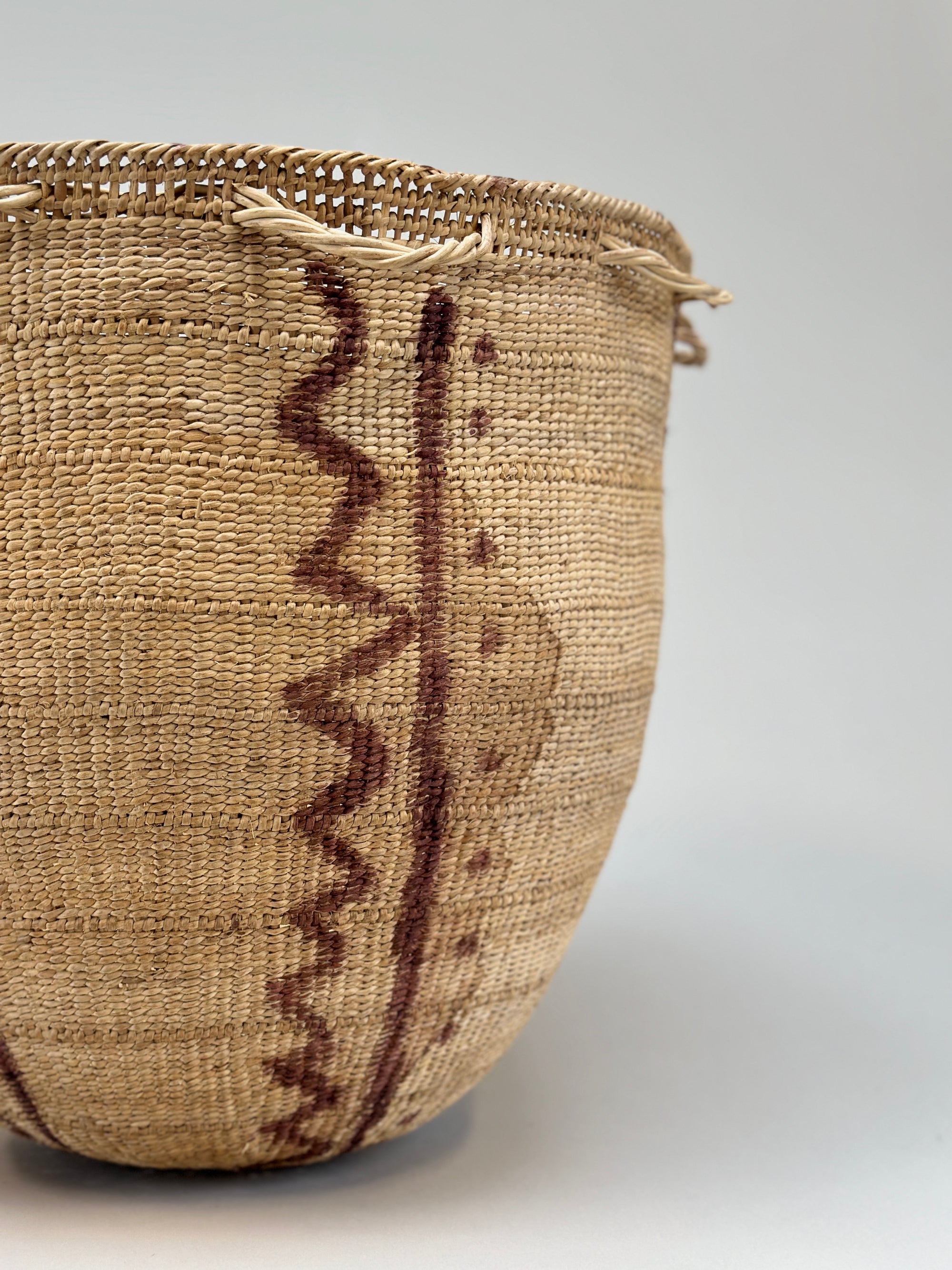 Wii Basket With Purple Graphism by Yanomami