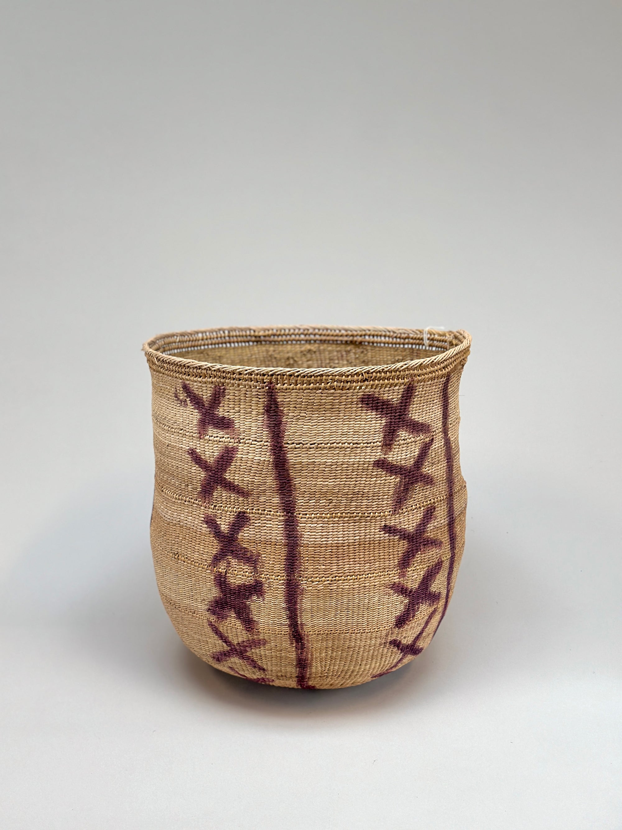 Wii Basket With Purple Graphism by Yanomami