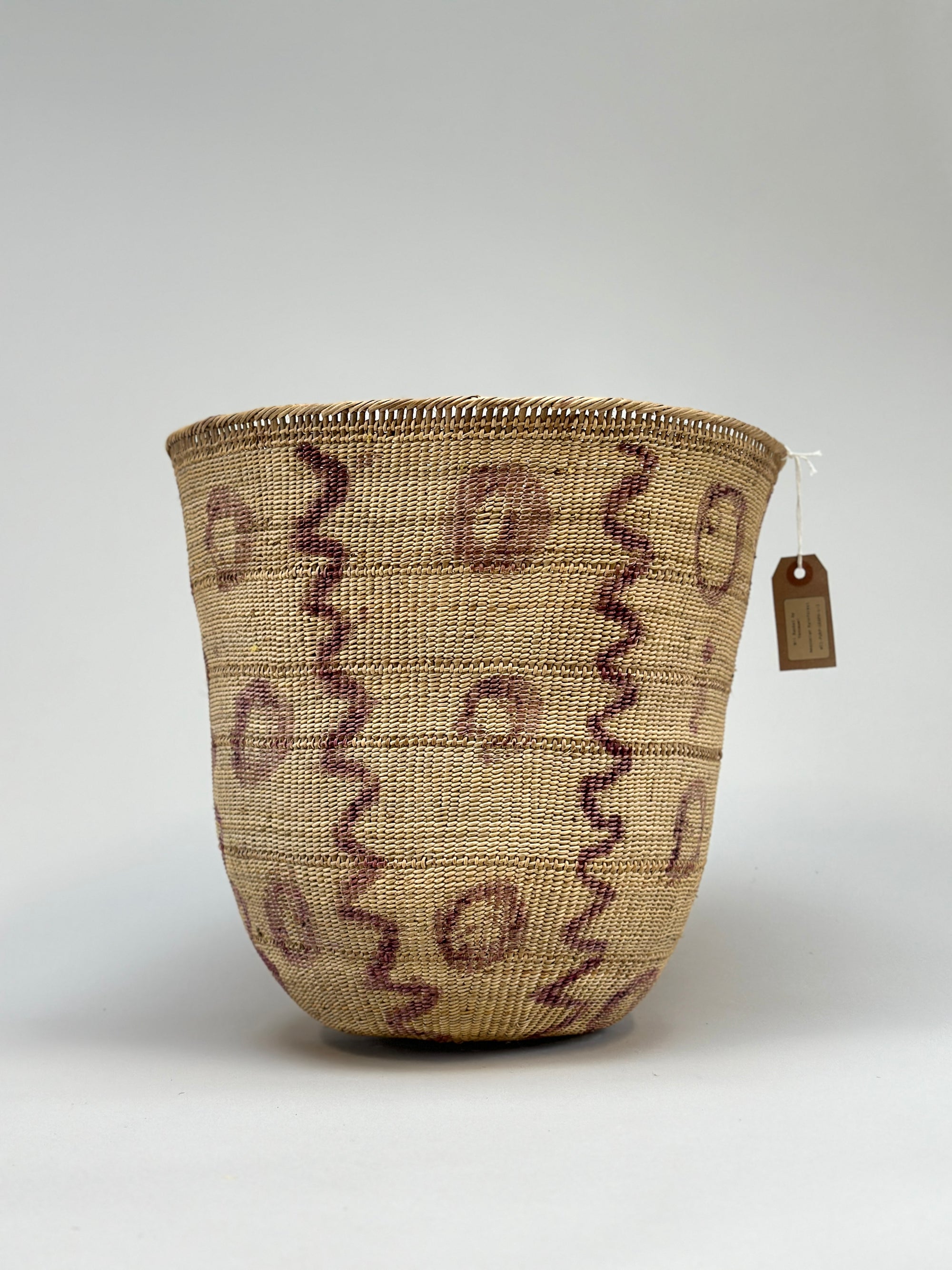 Wii Basket With Purple Graphism by Yanomami