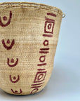 Wii Basket With Purple Graphism by Yanomami