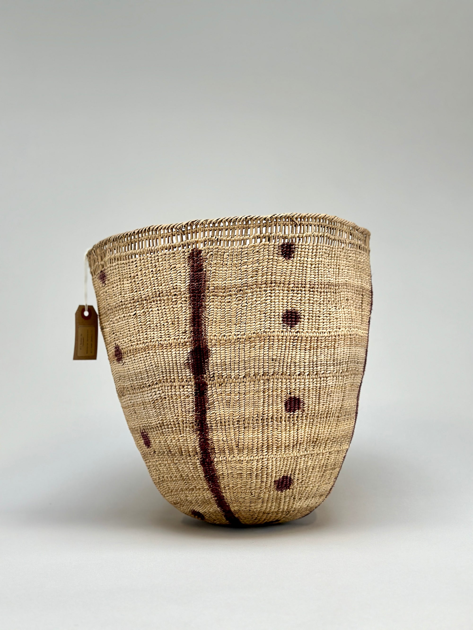 Wii Basket With Purple Graphism by Yanomami