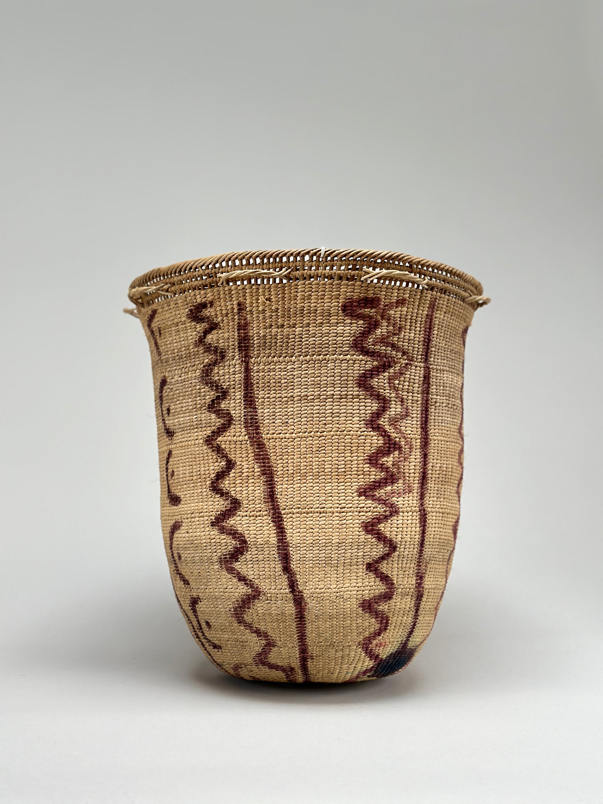 Wii Basket With Purple Graphism by Yanomami