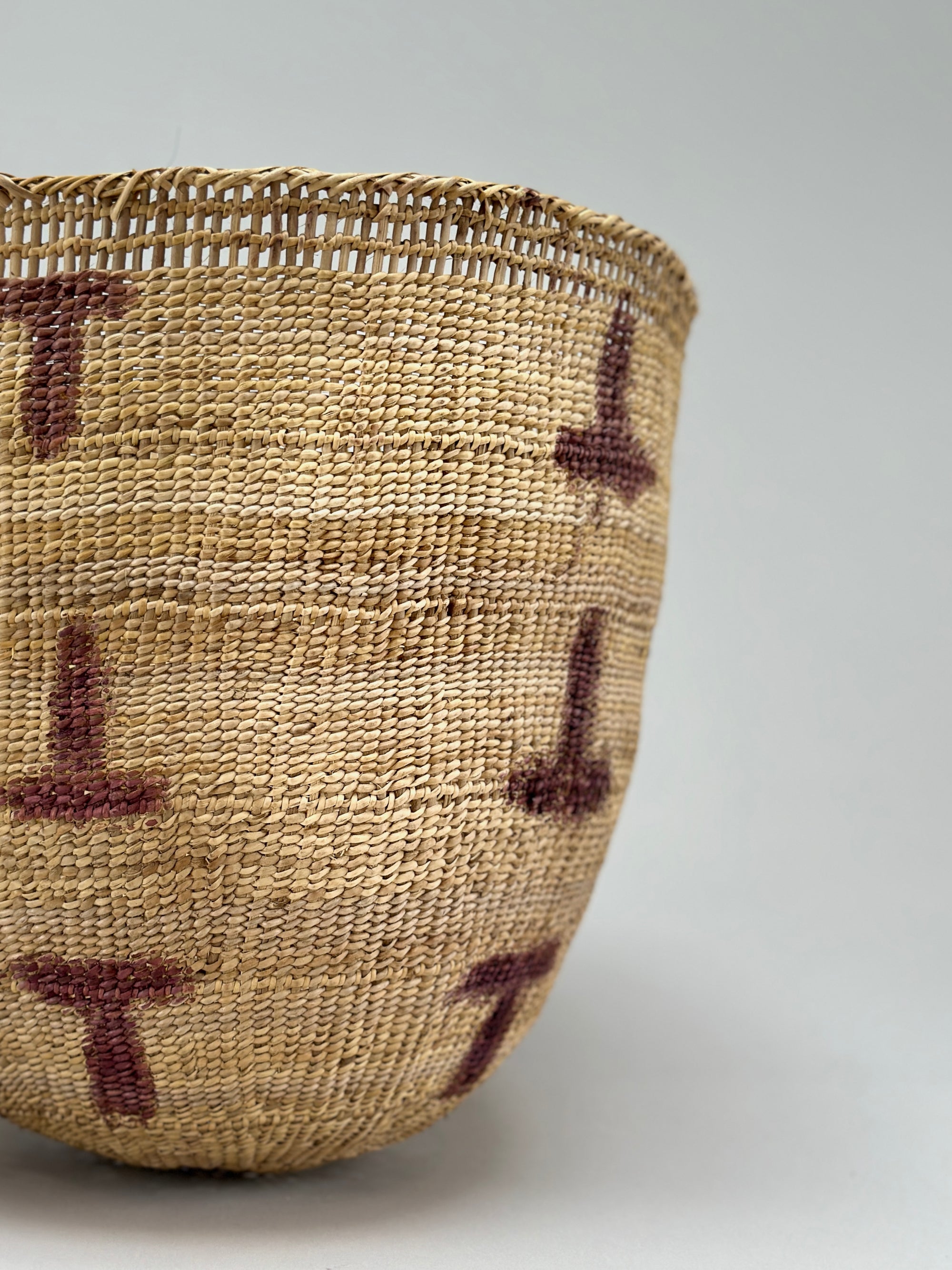 Wii Basket With Purple Graphism by Yanomami