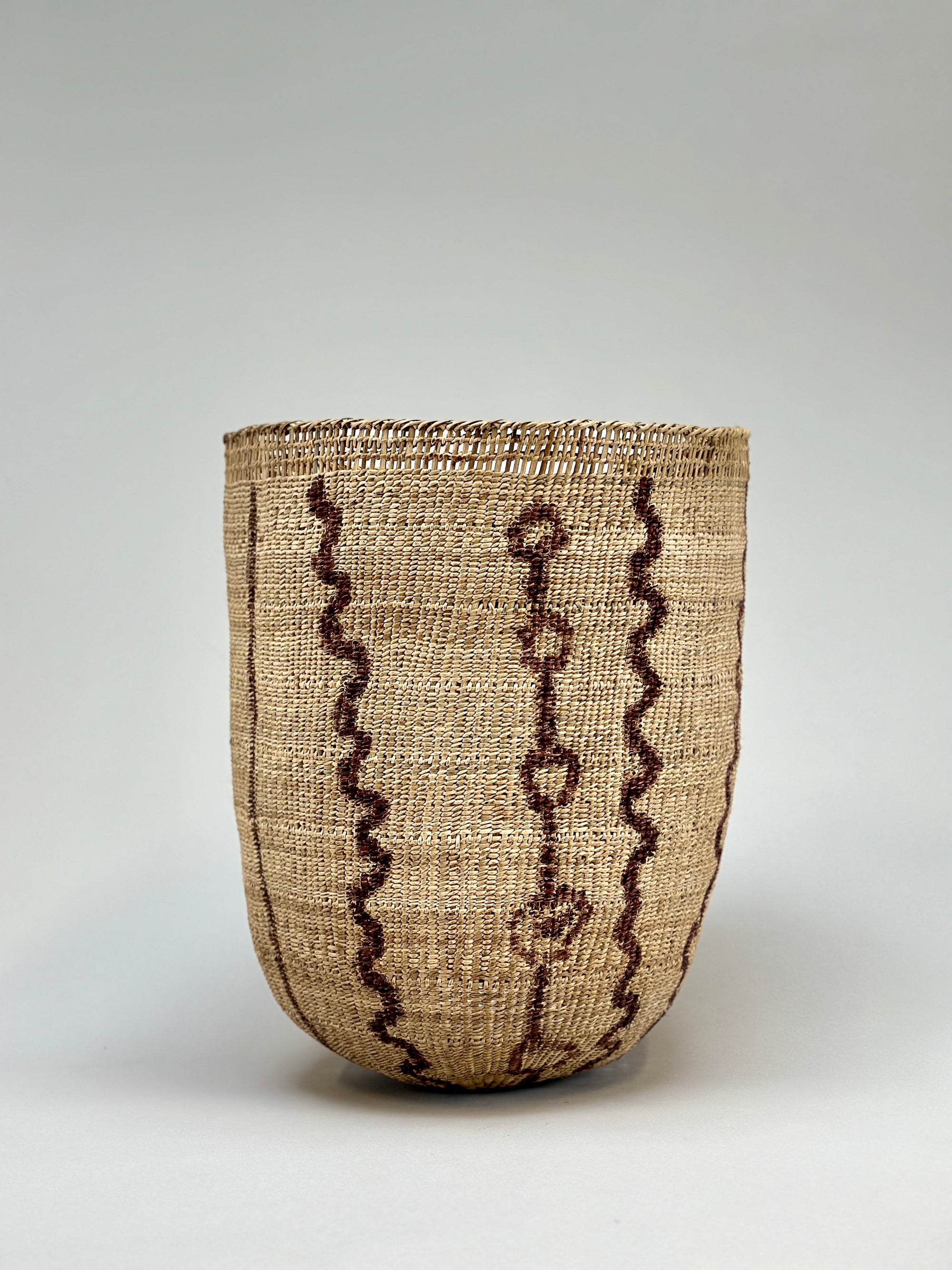 Wii Basket With Purple Graphism by Yanomami