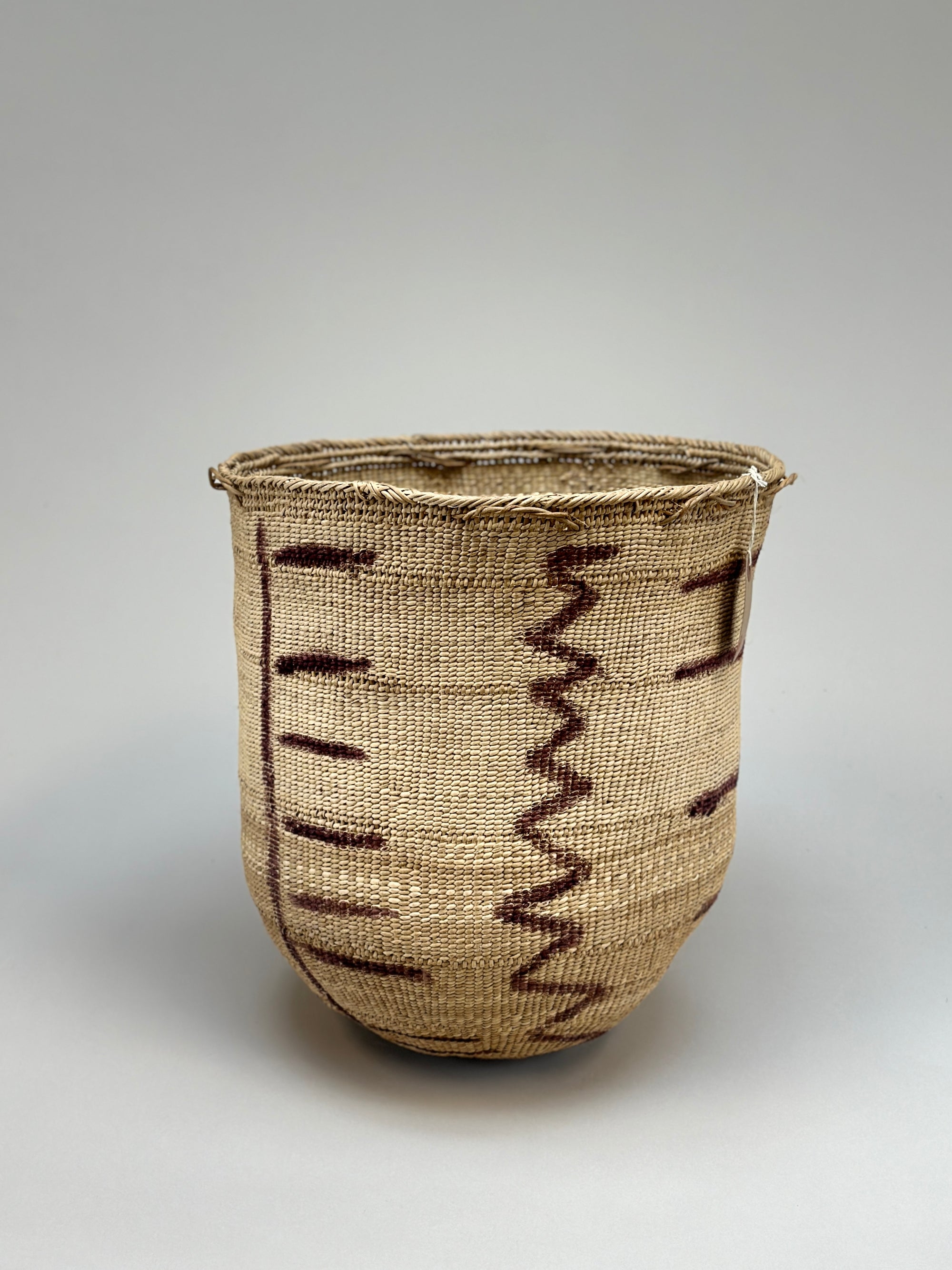 Wii Basket With Purple Graphism by Yanomami