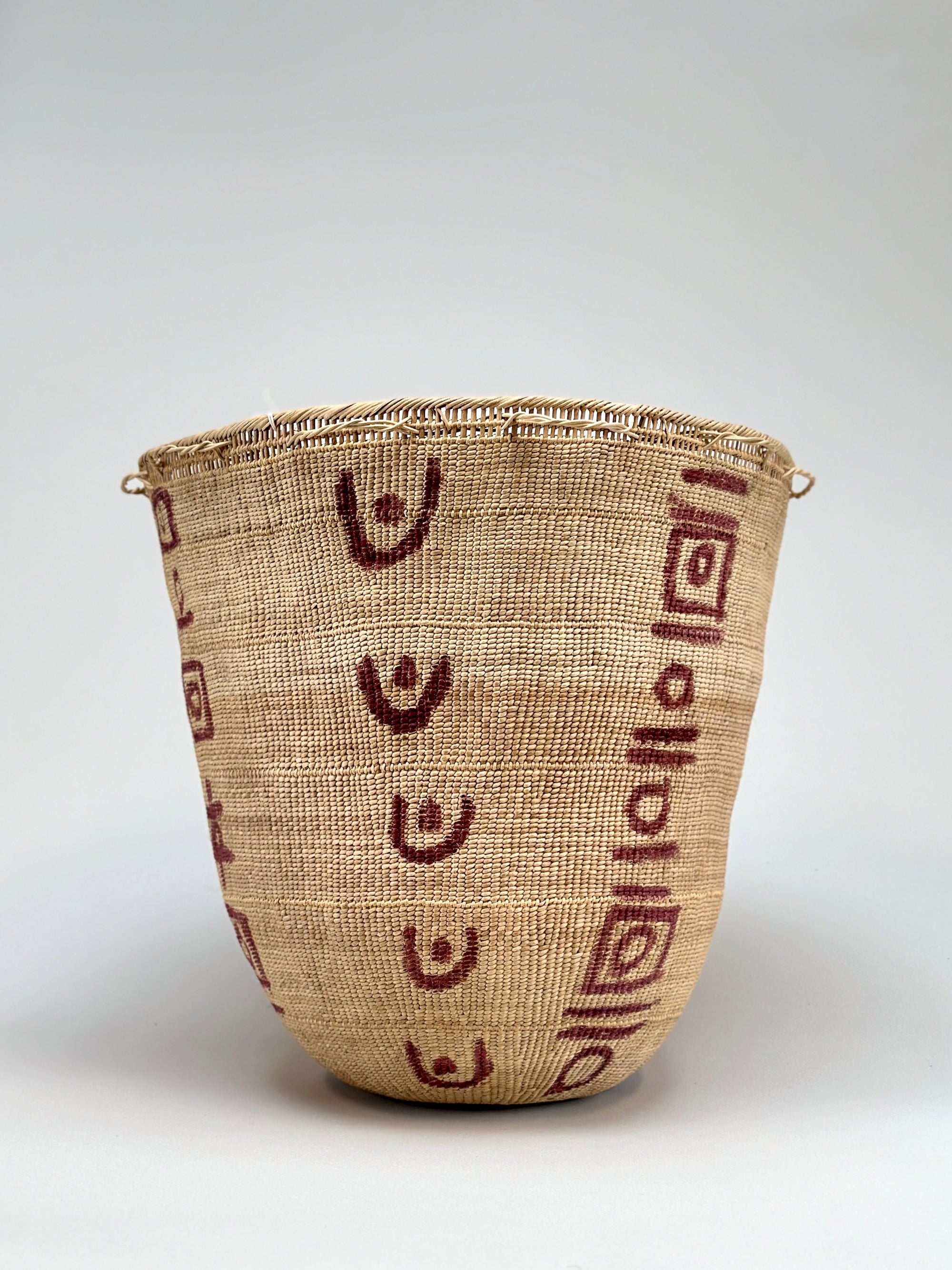 Wii Basket With Purple Graphism by Yanomami