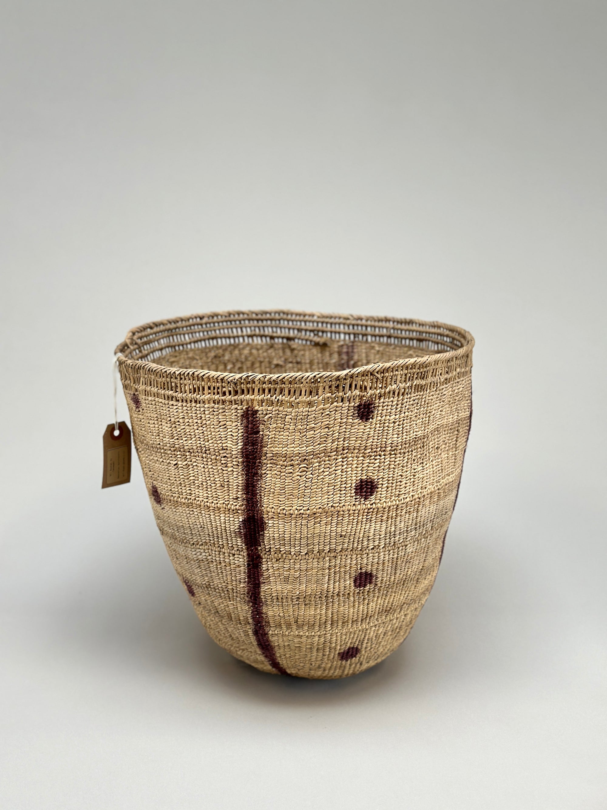 Wii Basket With Purple Graphism by Yanomami