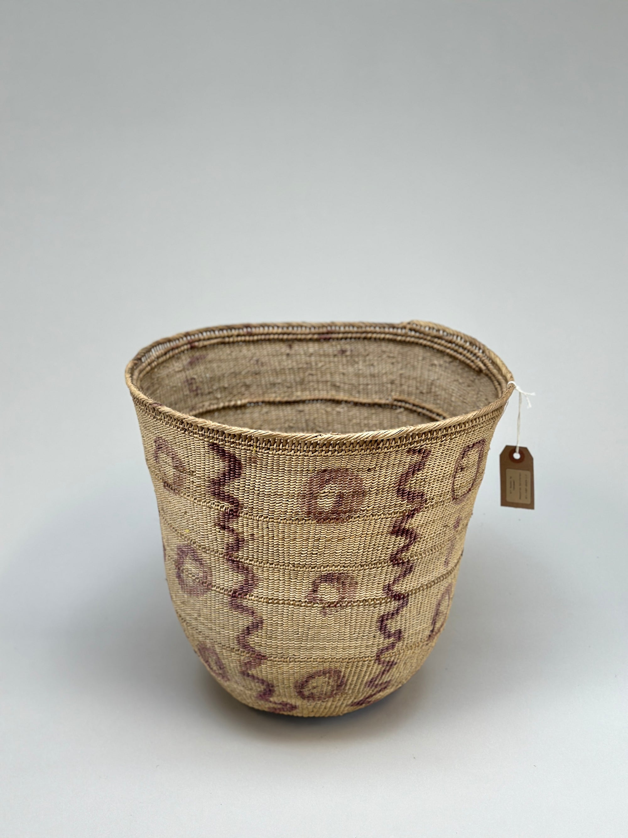 Wii Basket With Purple Graphism by Yanomami