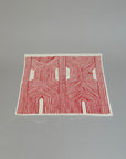 18" x 18" Red Graphism by Kayapo