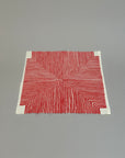 18" x 18" Red Graphism by Kayapo