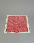 18" x 18" Red Graphism by Kayapo