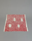 18" x 18" Red Graphism by Kayapo