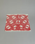 18" x 18" Red Graphism by Kayapo