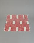 18" x 18" Red Graphism by Kayapo