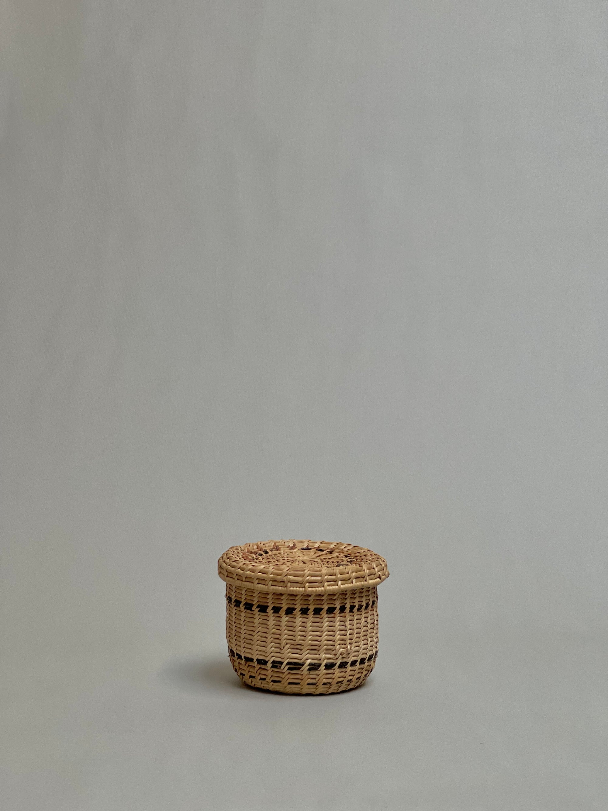 Motorohina Basket with Yanomami Painting