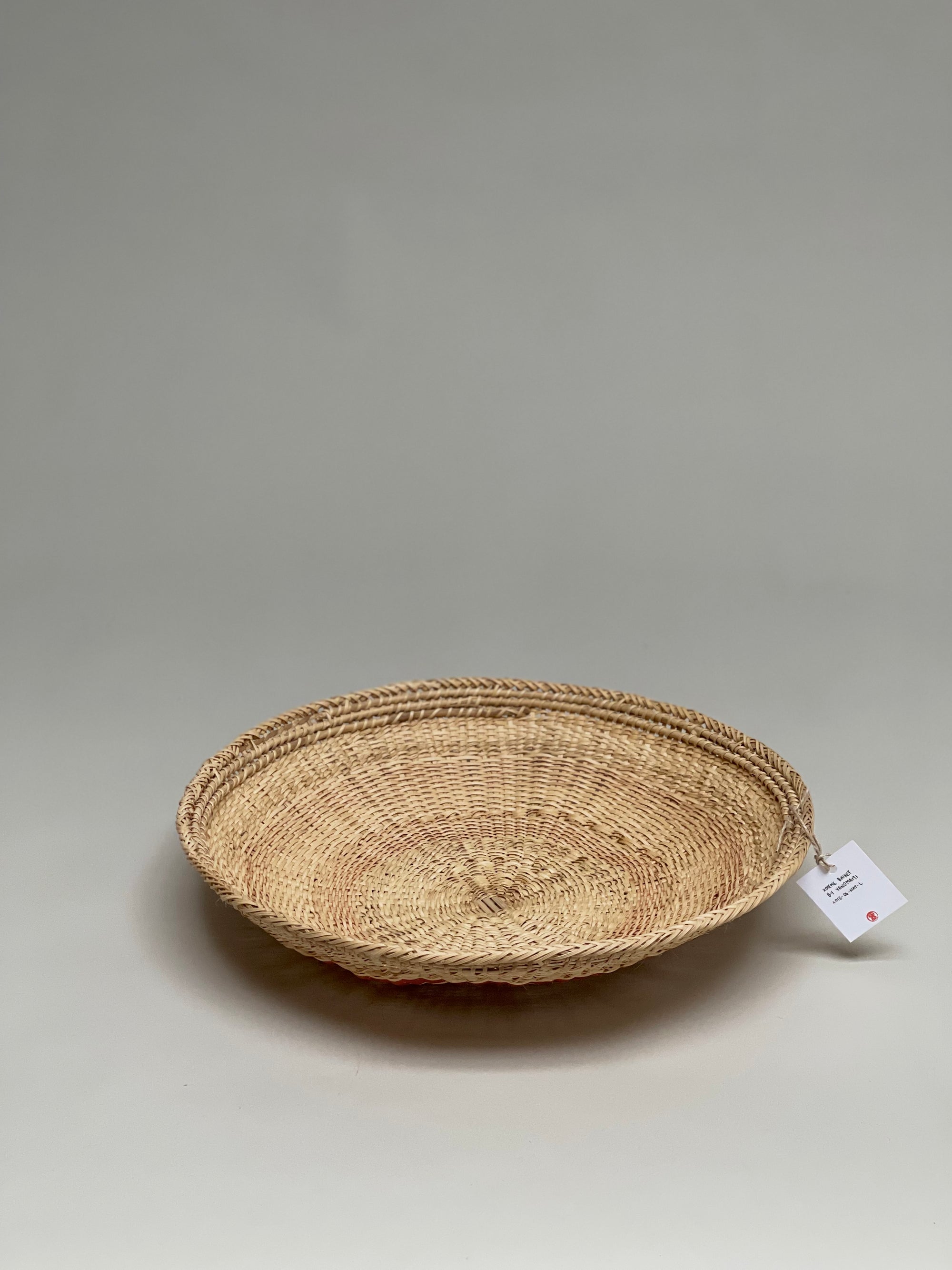 Xotehe Basket with Urucum Stripes