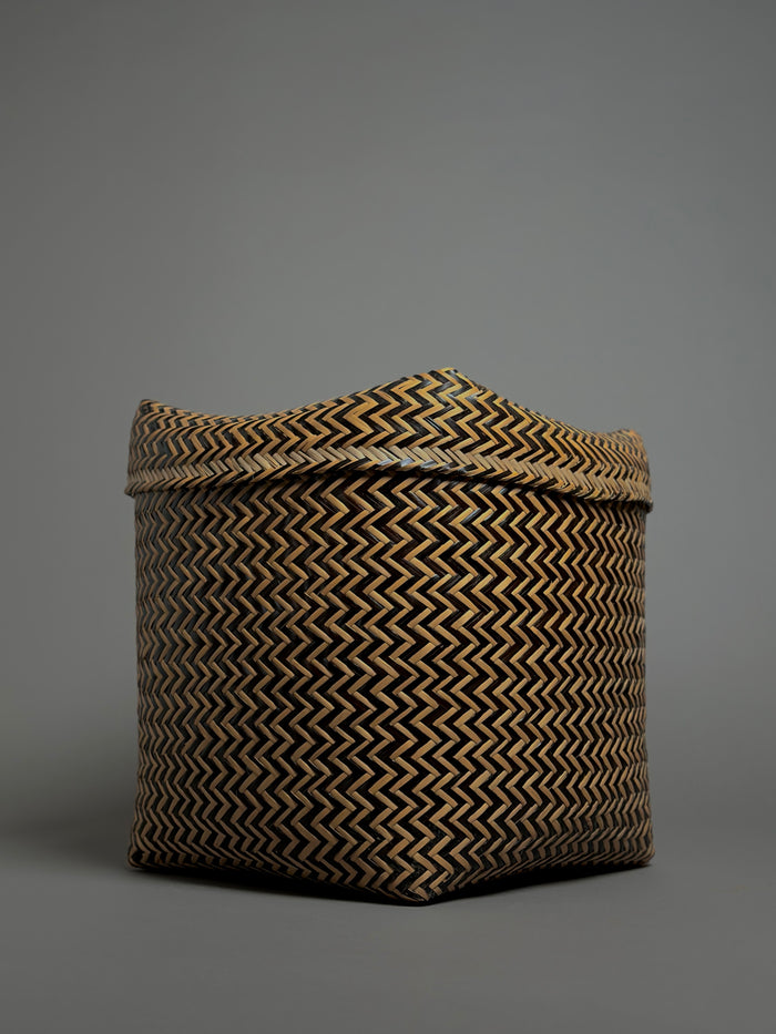 Black & Natural Storage Baskets by Tikuna
