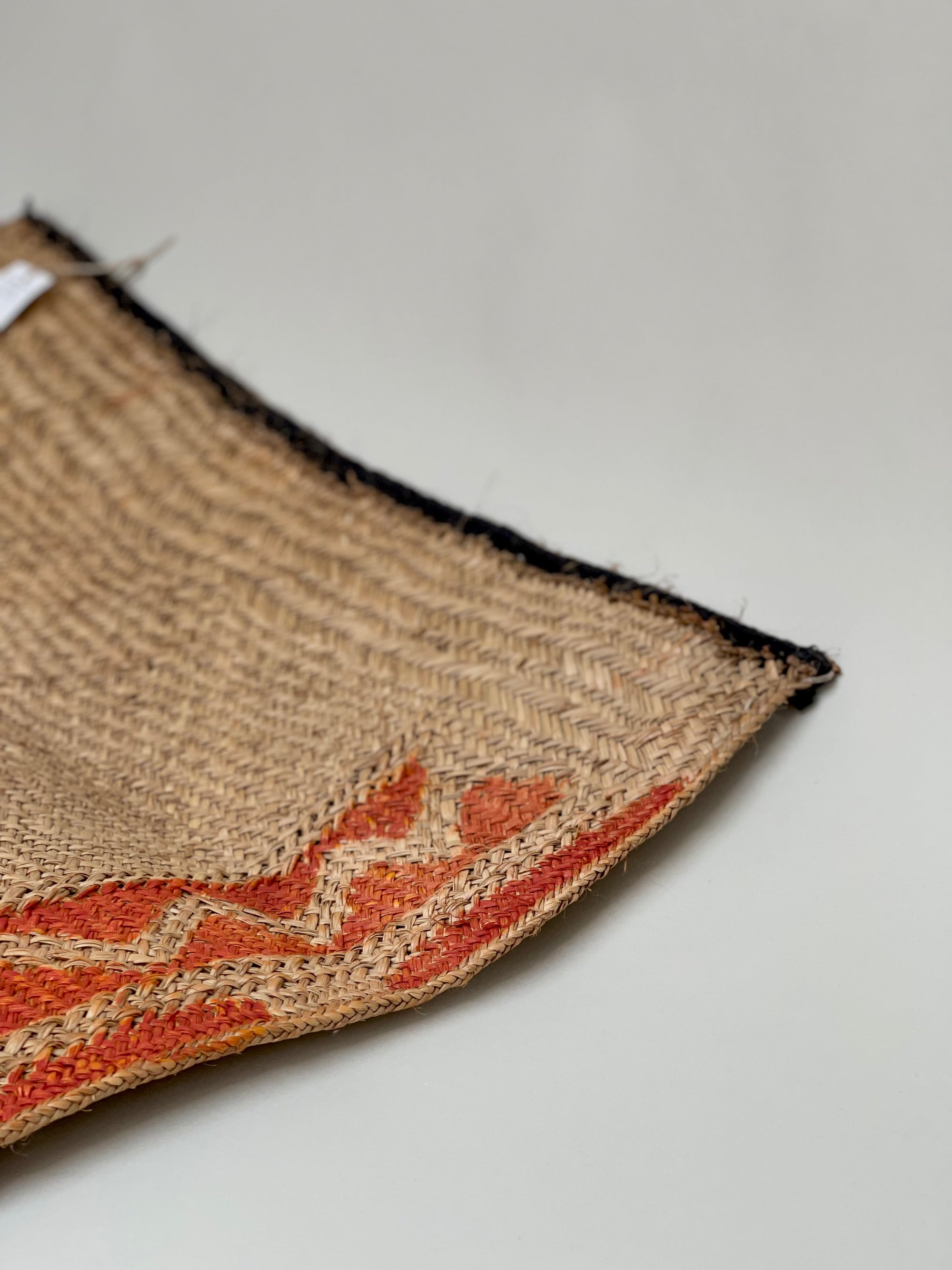 Urucum Handwoven Mat by Kayapo