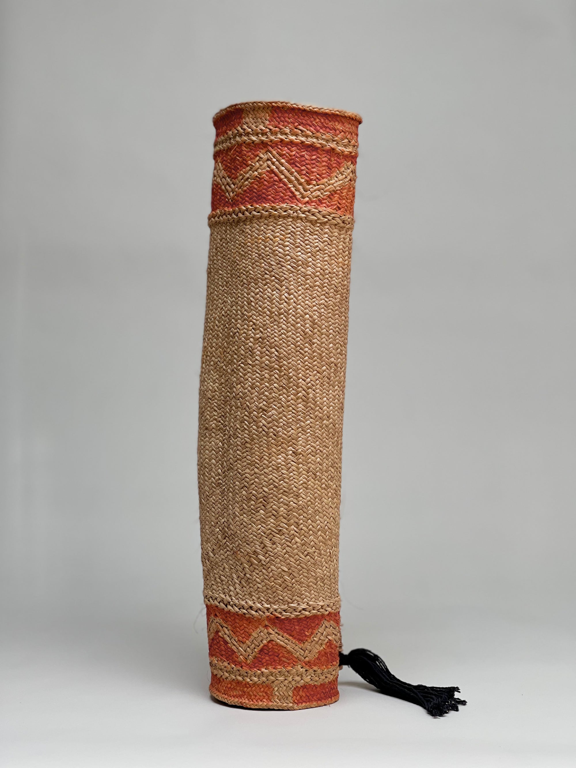 Urucum Handwoven Mat by Kayapo