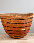 Wii Basket hand-painted with Urucum and Perisi Fungi