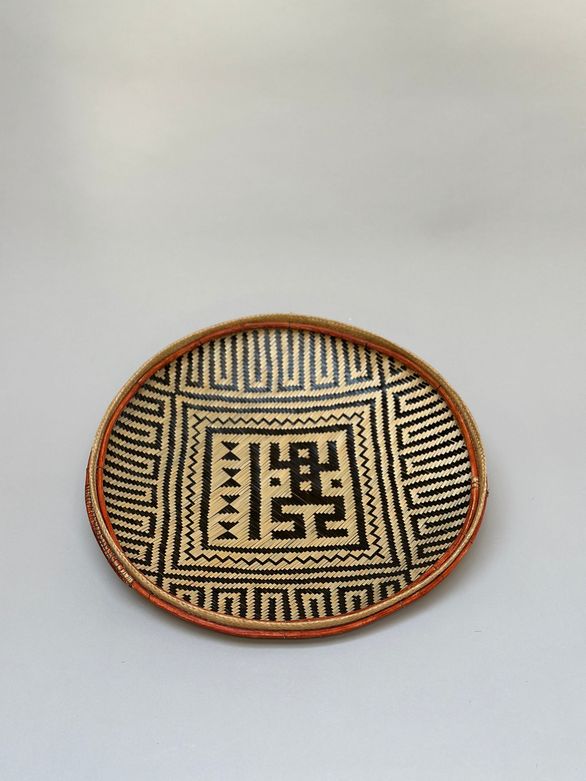 Traditional Flat Basket by Yekuana