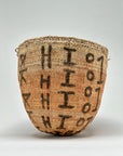 Wii Basket with Urucum & Black Graphism by Yanomami