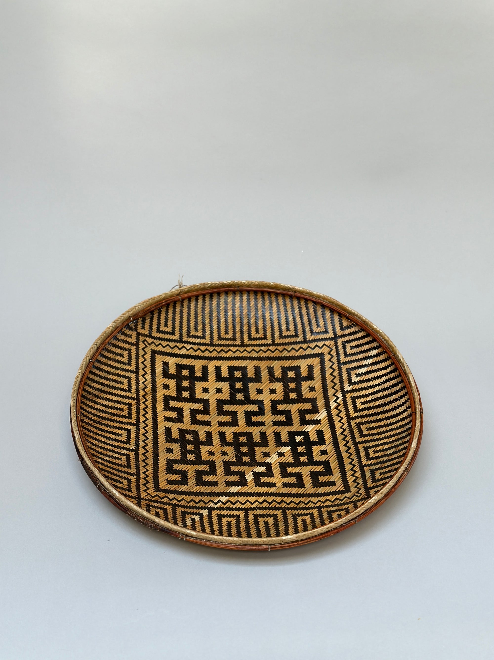 Traditional Flat Basket by Yekuana