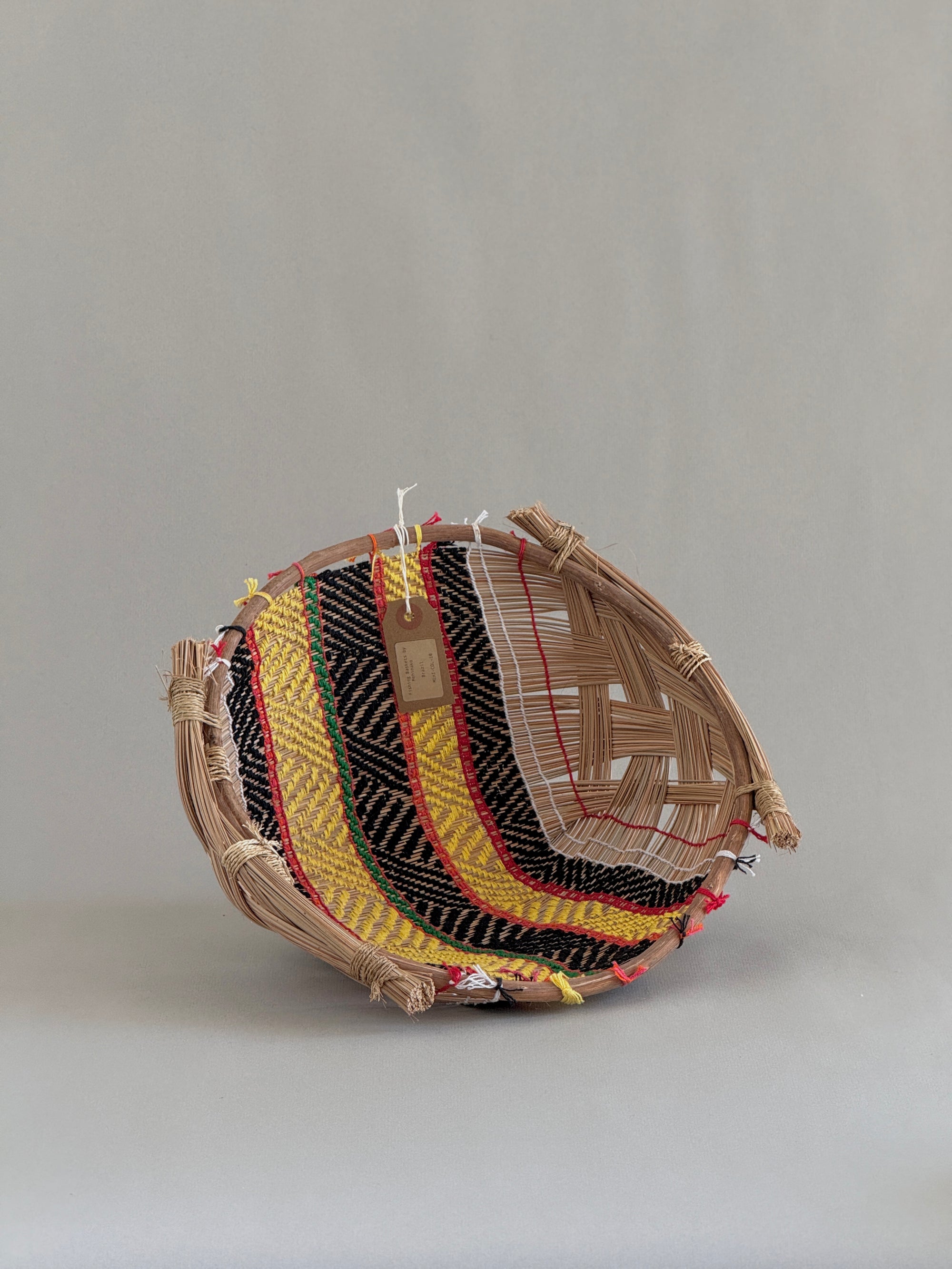 Mehinako Kunho Basket | Mixed Pigment Graphism