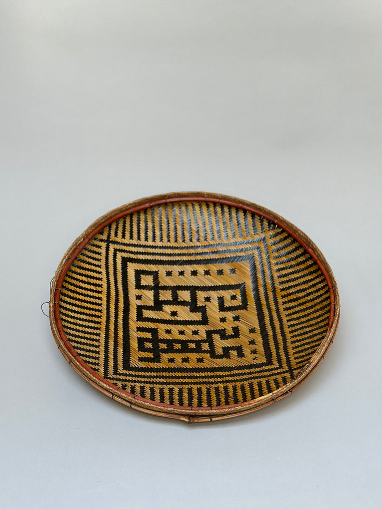 Traditional Flat Basket by Yekuana