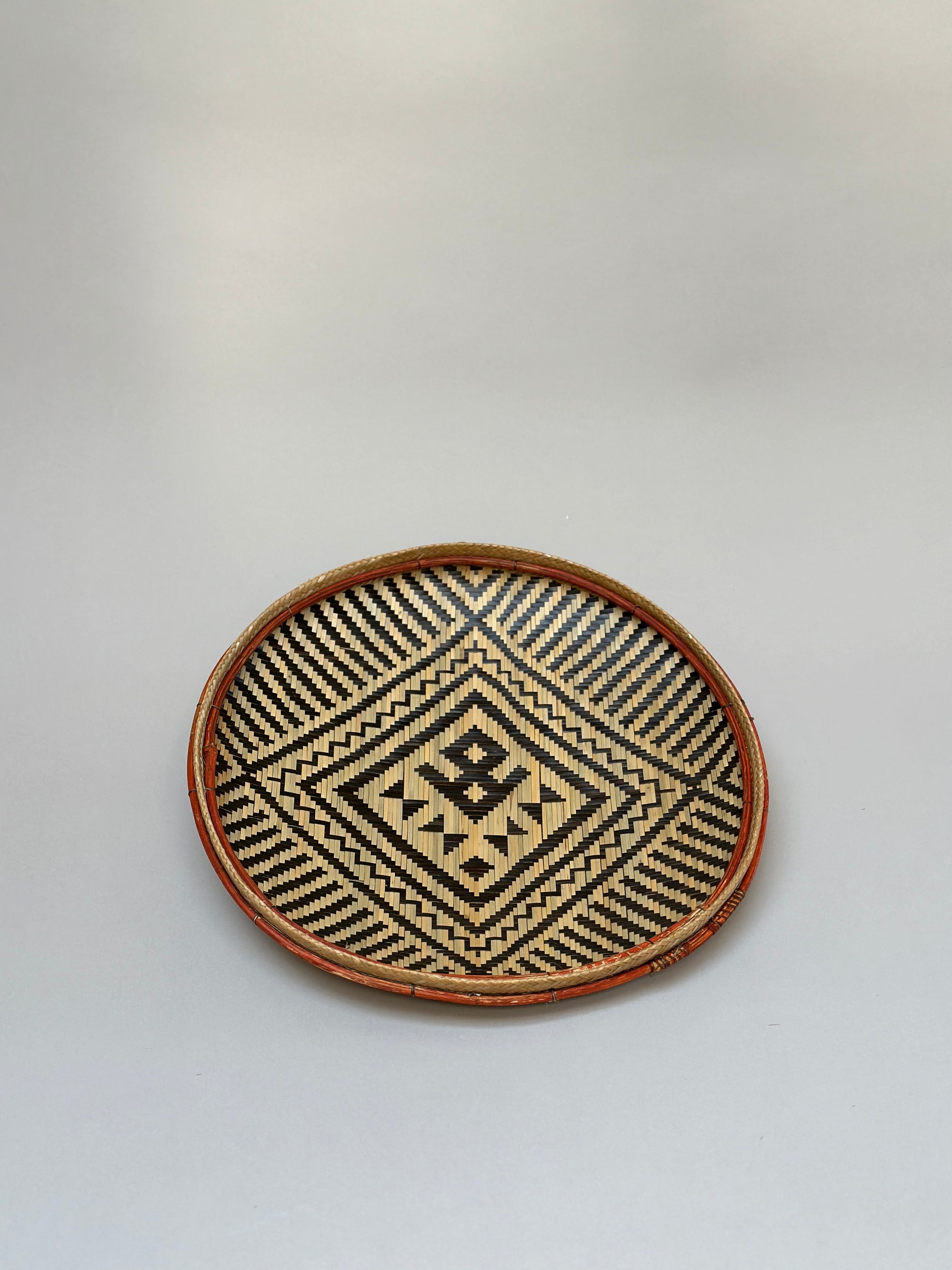 Traditional Flat Basket by Yekuana