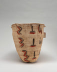 Wii Basket with Urucum & Black Graphism by Yanomami