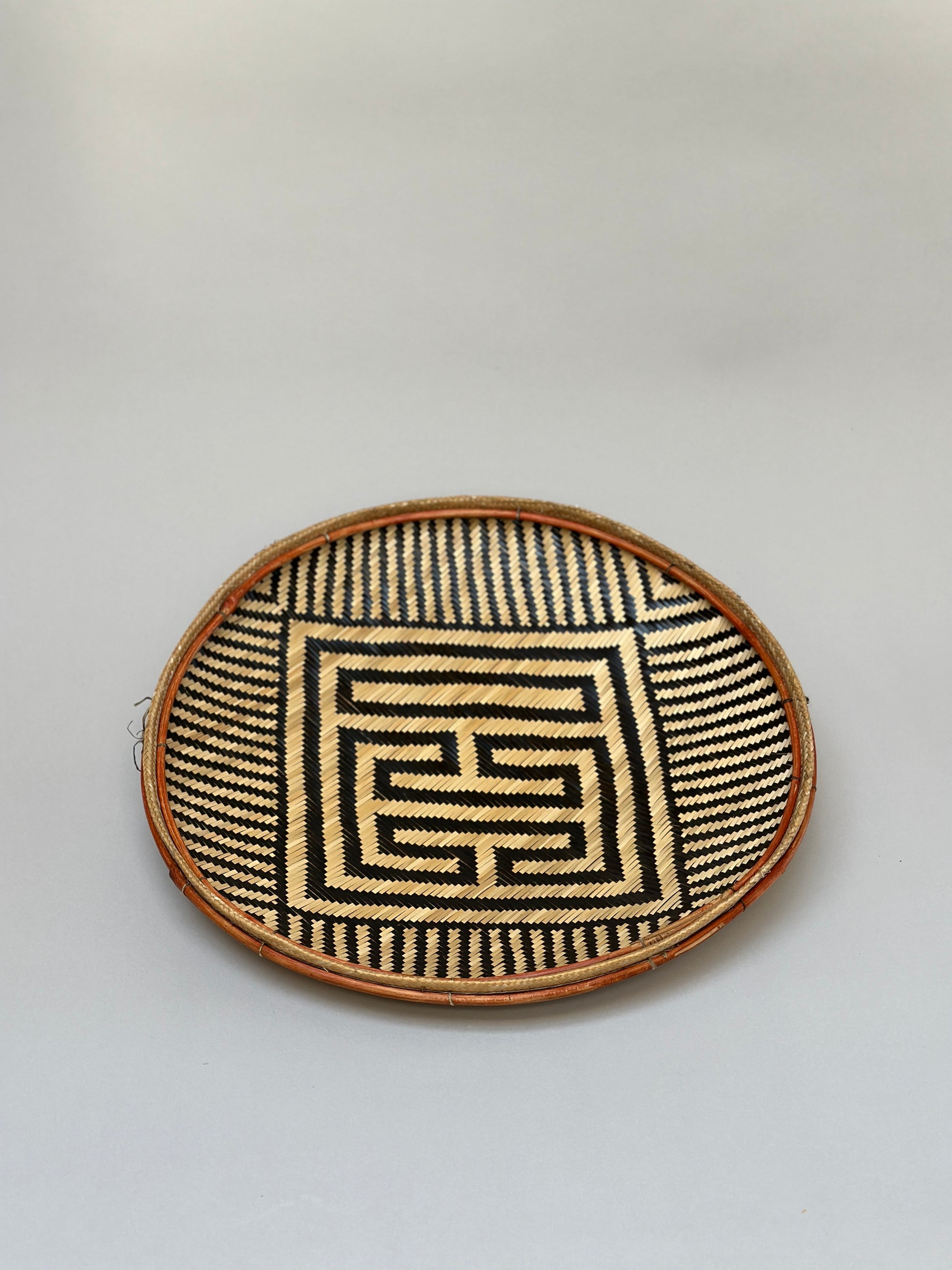 Traditional Flat Basket by Yekuana