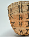 Wii Basket with Urucum & Black Graphism by Yanomami