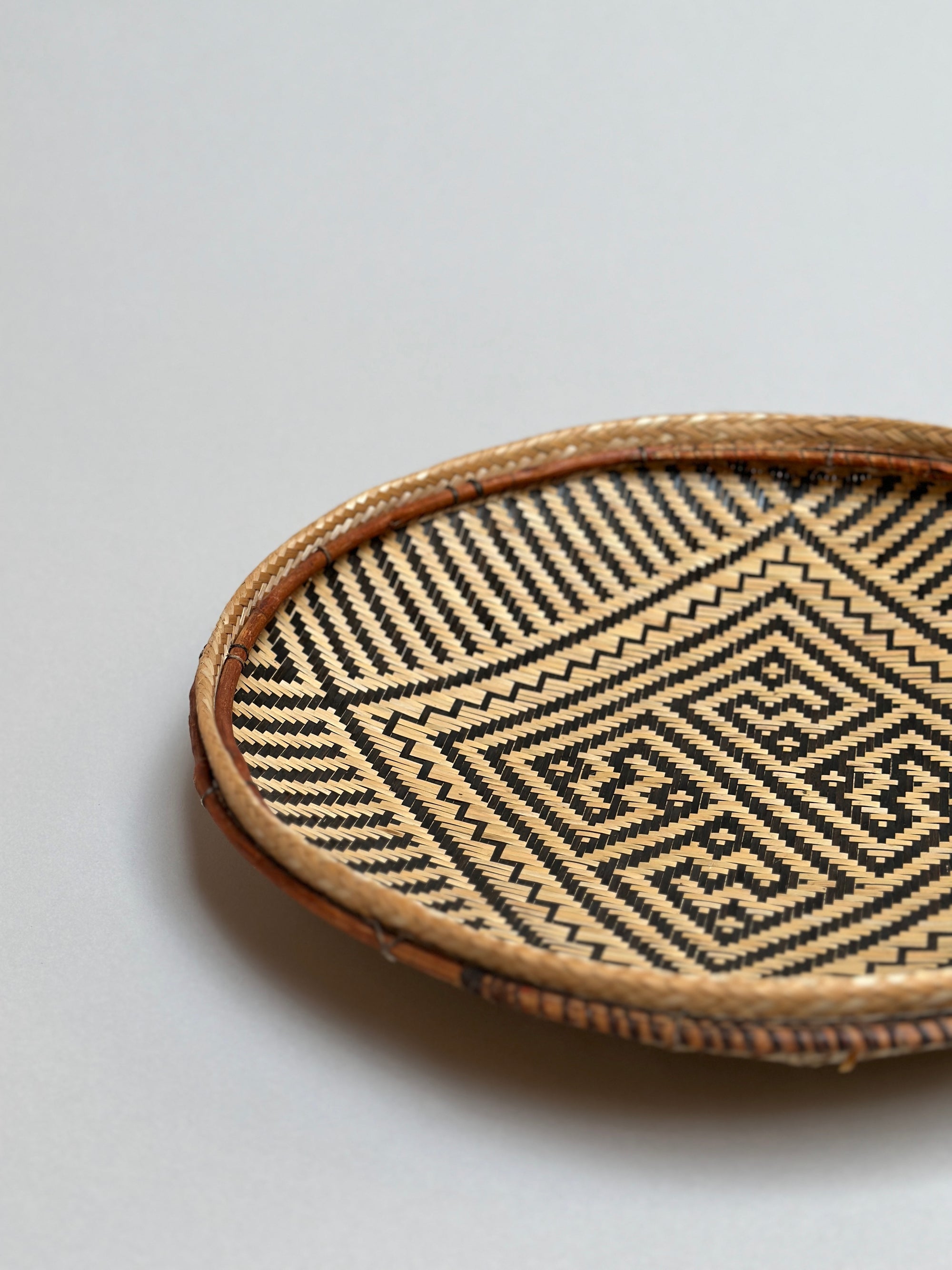 Traditional Flat Basket by Yekuana