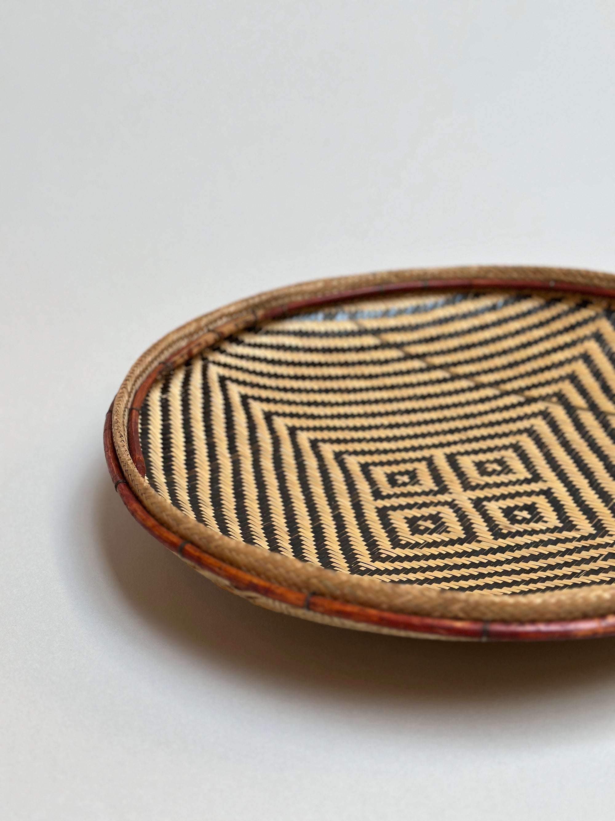 Traditional Flat Basket by Yekuana