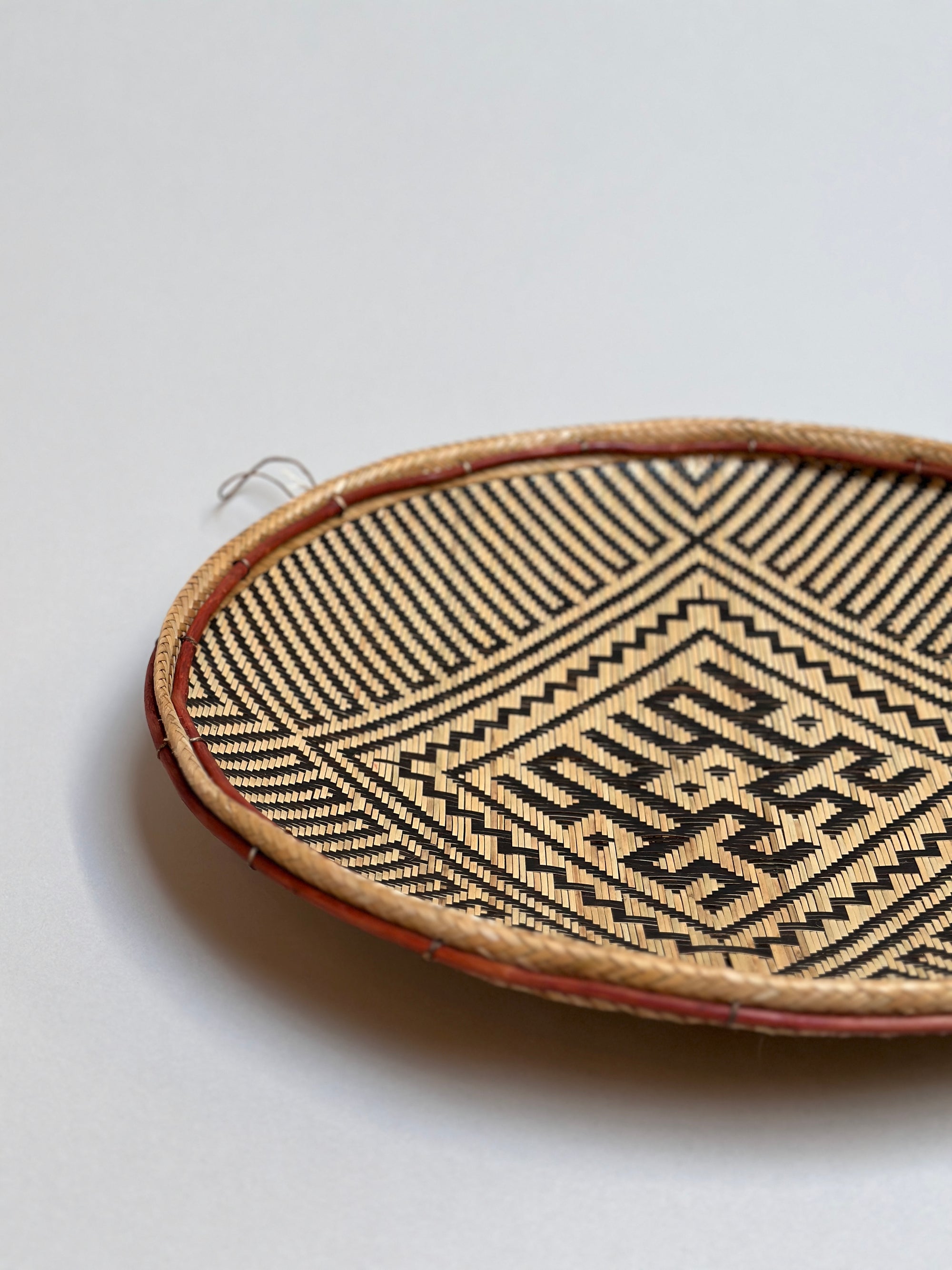 Traditional Flat Basket by Yekuana