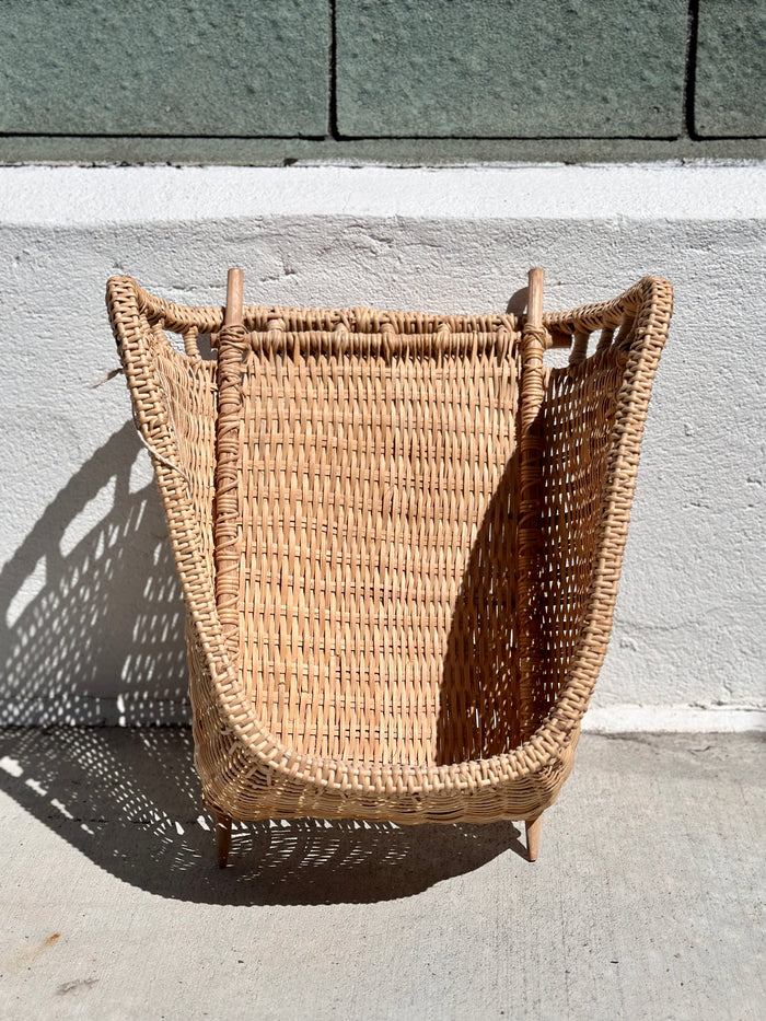 Hand-woven backpack by Yanomami