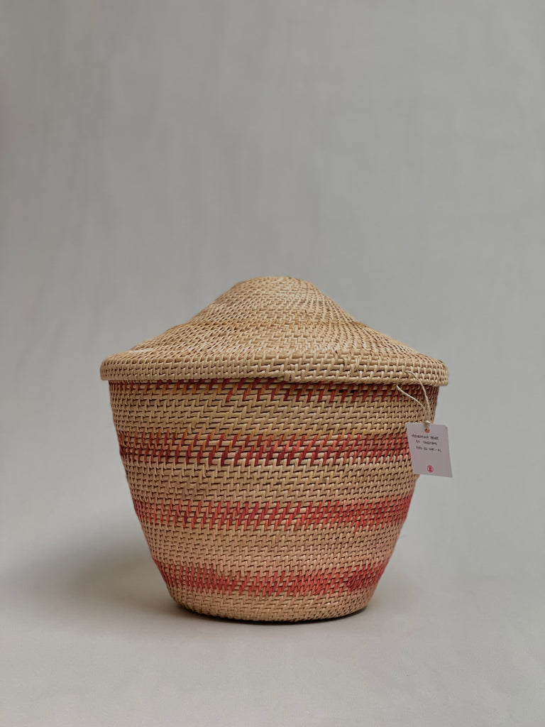 Motorohina Basket with Urucum Painting