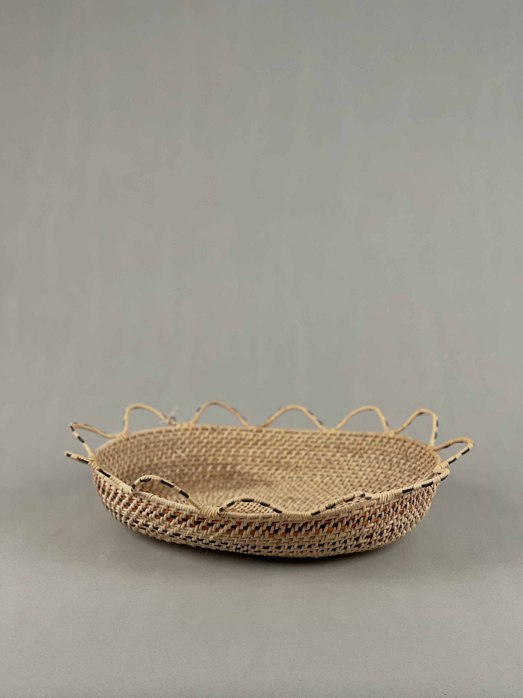 Elipse Titica Fruit Basket with Yanomami Painting