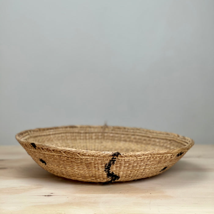 Xotehe Basket with Purple Graphism Yanomami