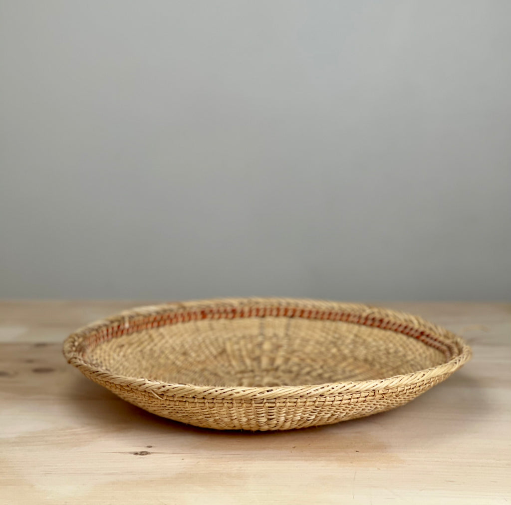 Xotehe Basket with Urucum Stripes